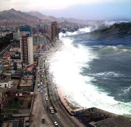 tsunami en el Mediterraneo