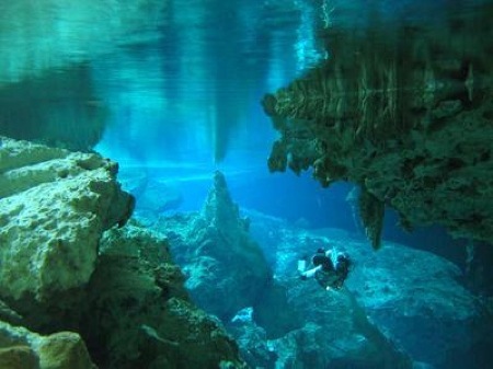 paraíso para el buceo