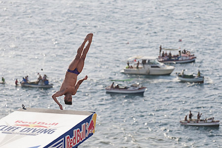 Red Bull Cliff Diving.