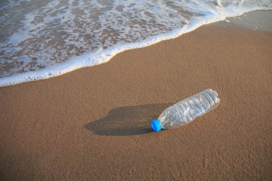 Botella Playa Mar Mediterráneo