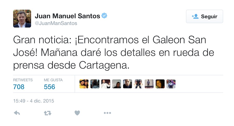 Twitter Galeón San José