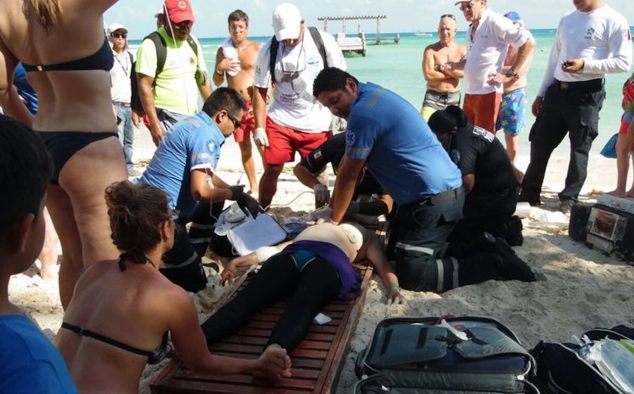 Buceadora muere en Playa del Carment