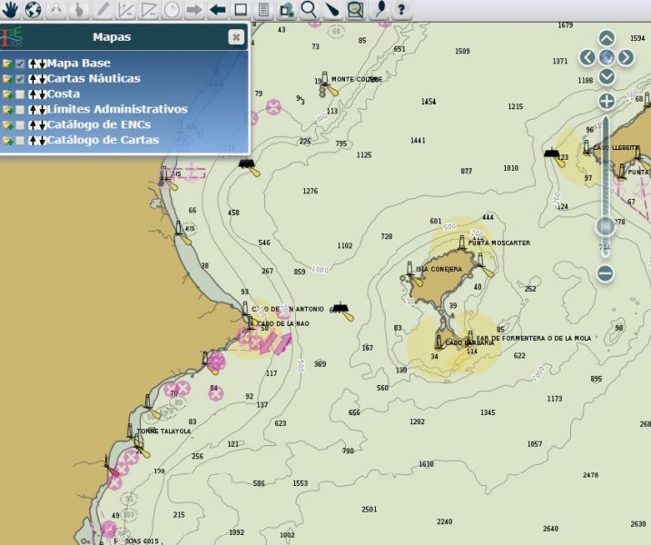 cartas náuticas españa gratis