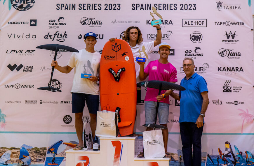 Ángel Candel ganador absoluto de las Wing Foil Spain Series 2023